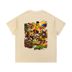 Mineral Wash Waffle Knit T-Shirt