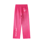 Vintage Washed Gradient Straight-Leg Sweatpants