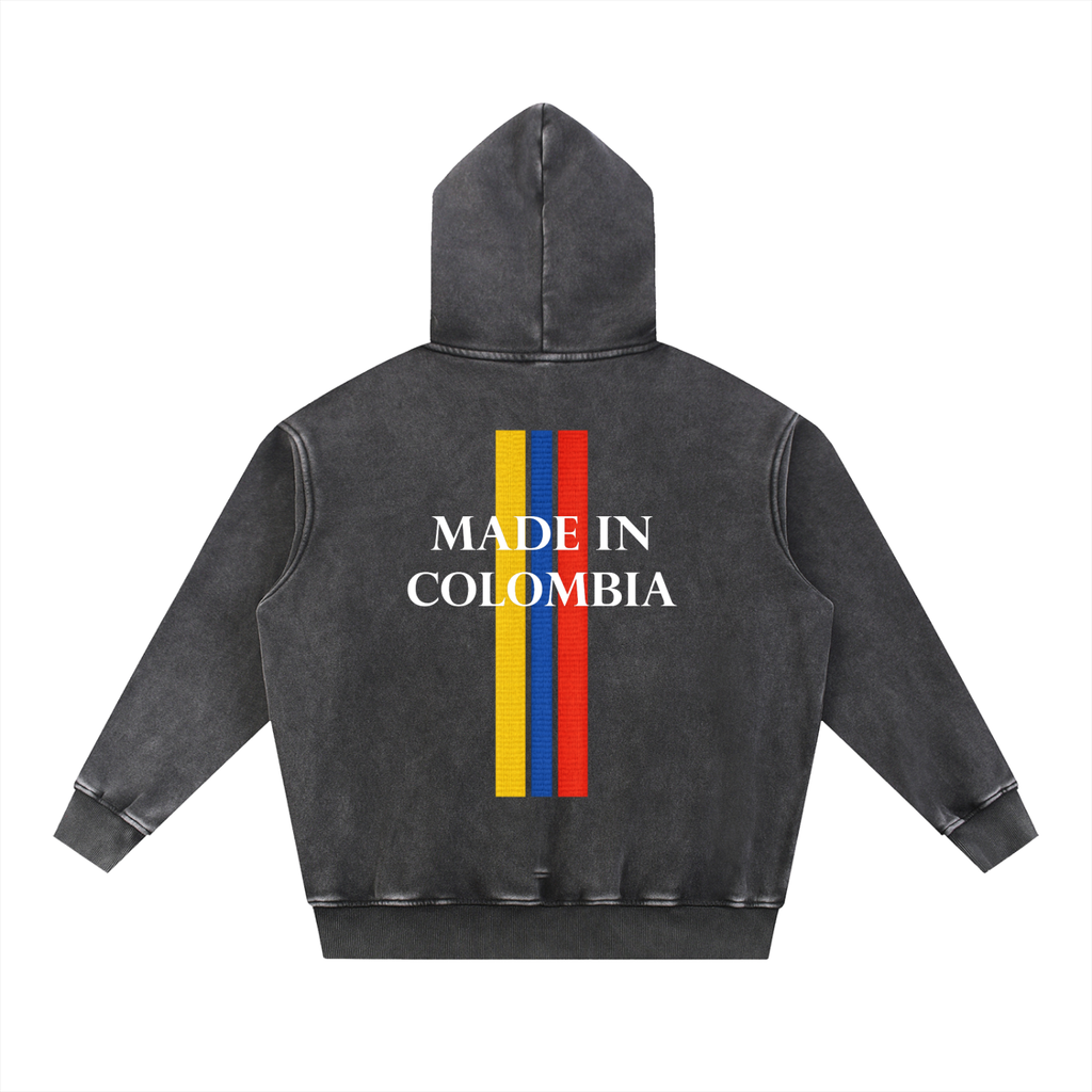 Snow Wash Fleece Oversize Hoodie