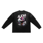 Sunfade Hand-Frayed Faux Two-Piece T-Shirt