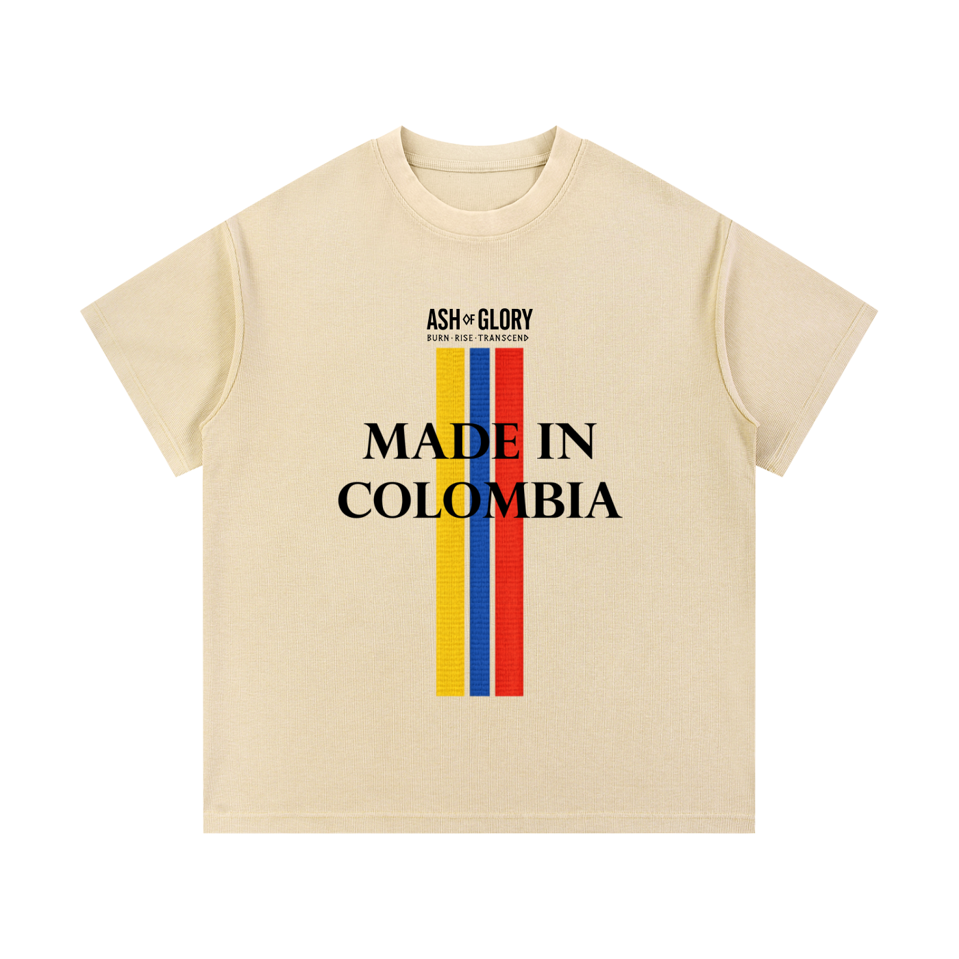 Mineral Wash Waffle Knit T-Shirt