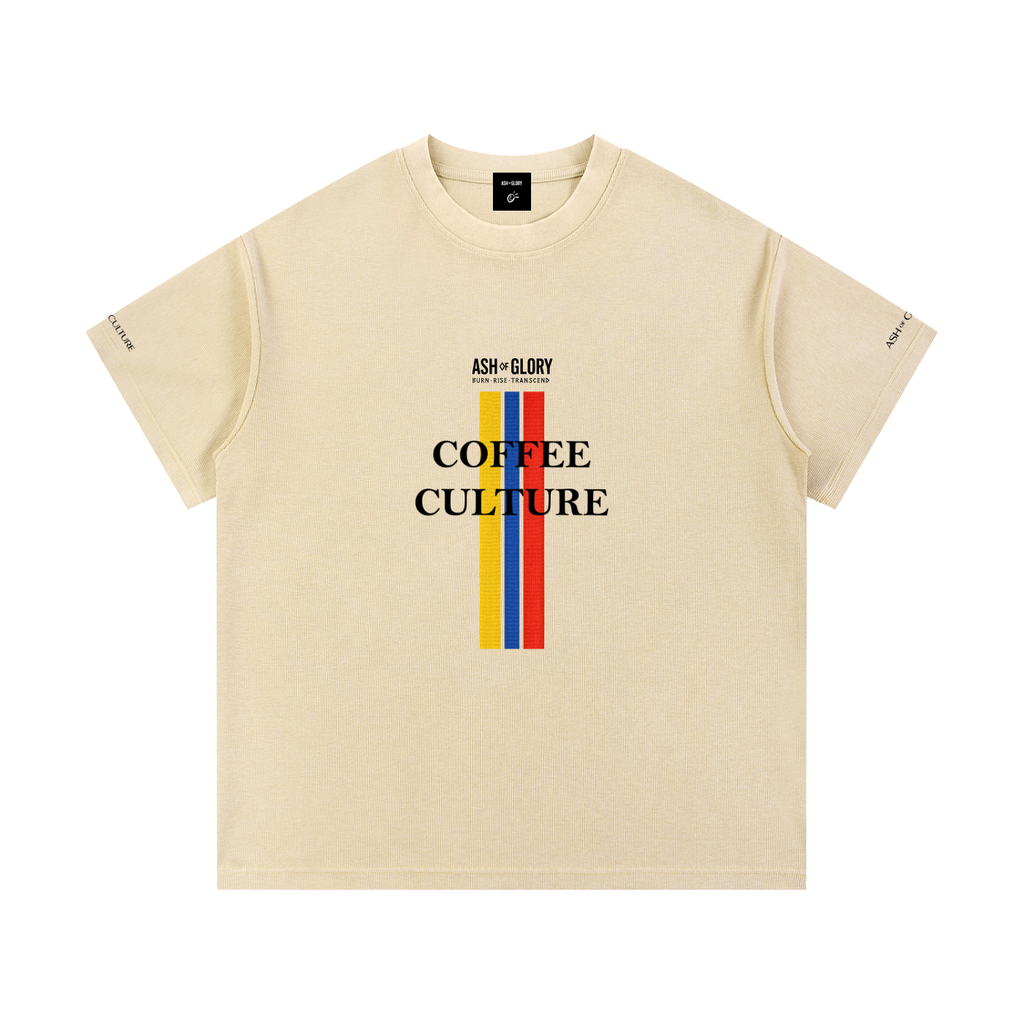 Mineral Wash Waffle Knit  COLOMBIAN CULTURE T-Shirt