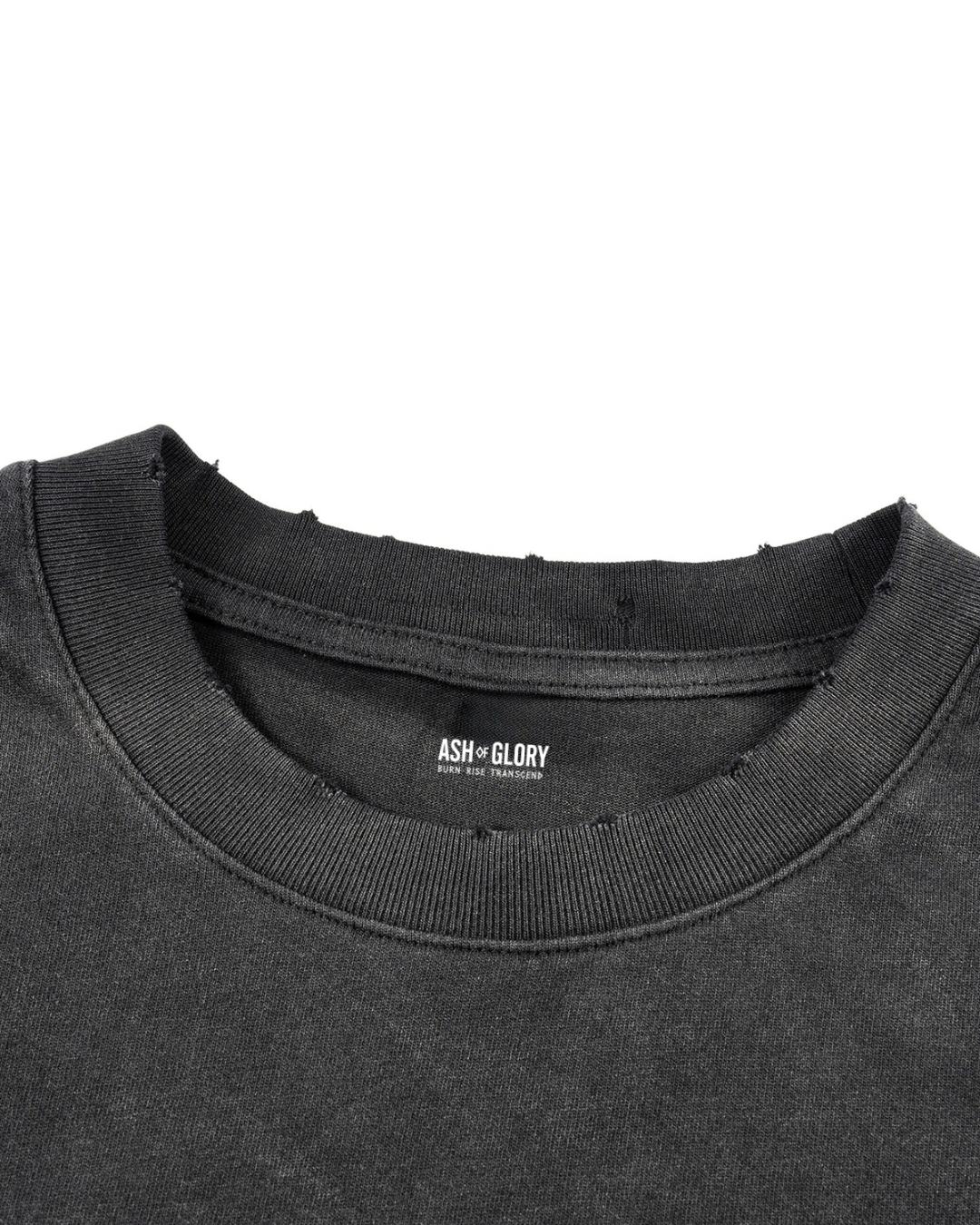 Sunfade Hand-Frayed Faux Two-Piece T-Shirt