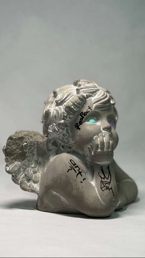 Escultura "Fall Angel"