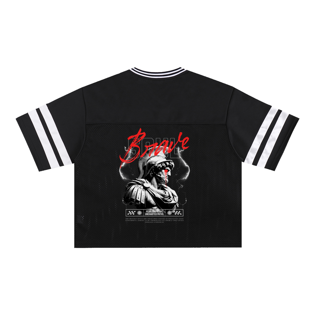 Taped Mesh Boxy T-Shirt