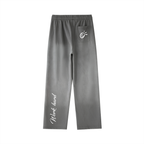 Vintage Washed Gradient Straight-Leg Sweatpants