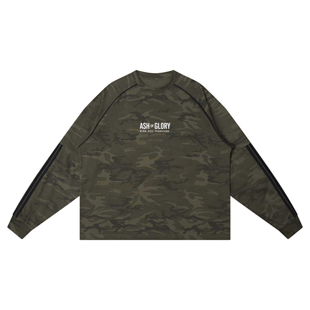 Unisex Camo Loose Long Sleeve T-Shirt