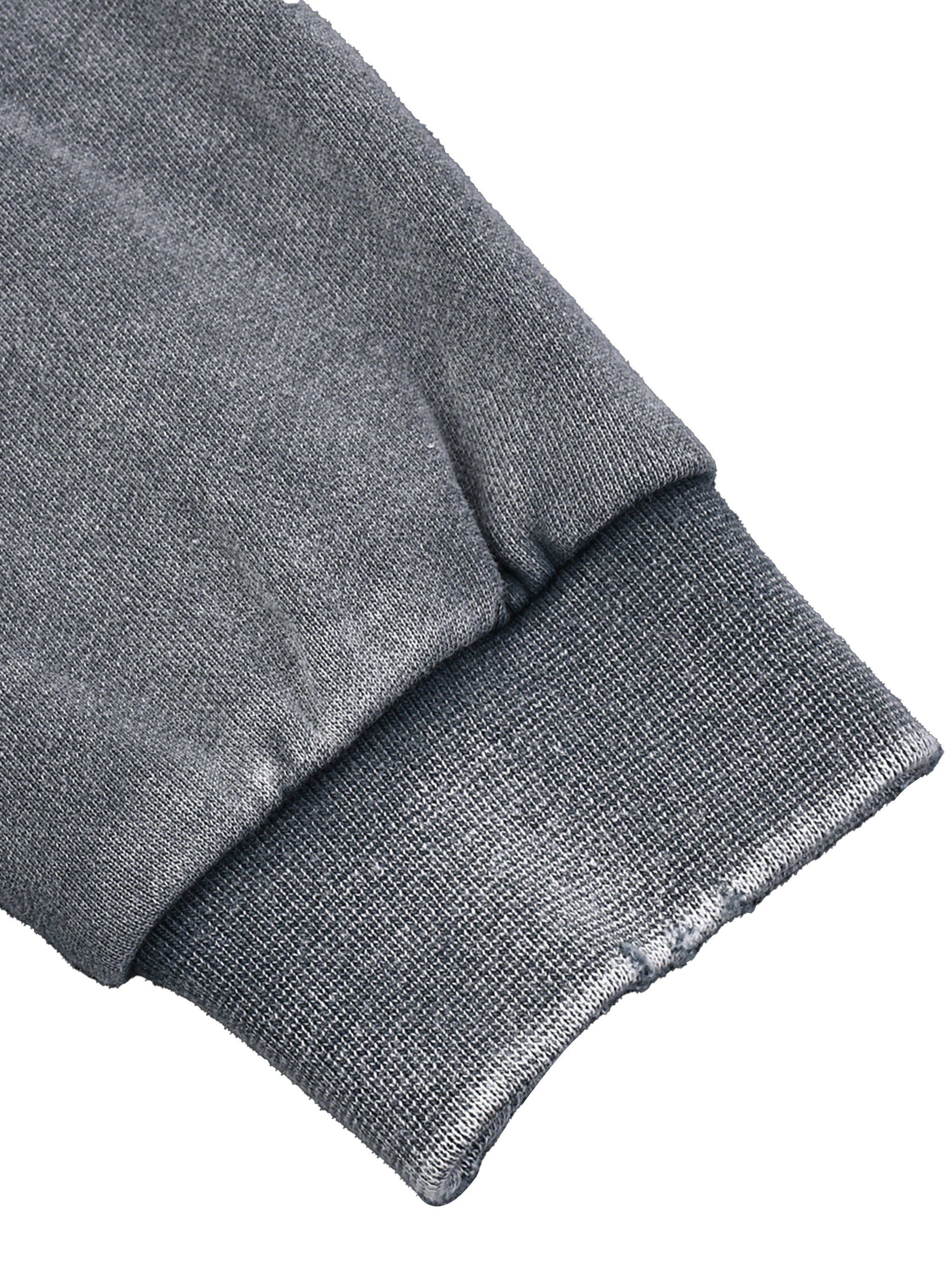 Snow Washed Raw Edge Cropped Sweatshirt - WOMEN